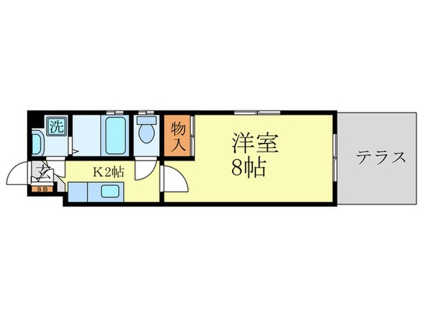 ド－リア北野東の物件間取画像